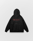 BULLY Exclusive oversize hoodie, kalın serif BULLY baskısı, üç iplik pamuk, ZLABSTD
